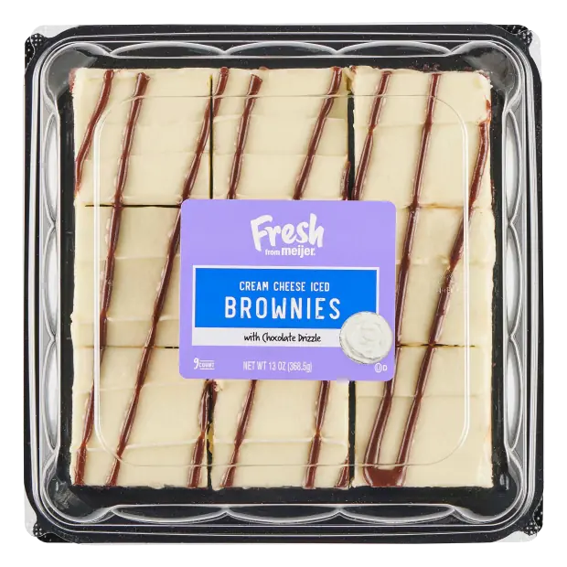 Cream Cheese Iced Brownies