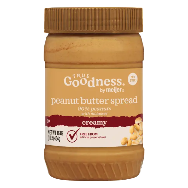 Creamy No Stir with Molasses Peanut Butter Spread