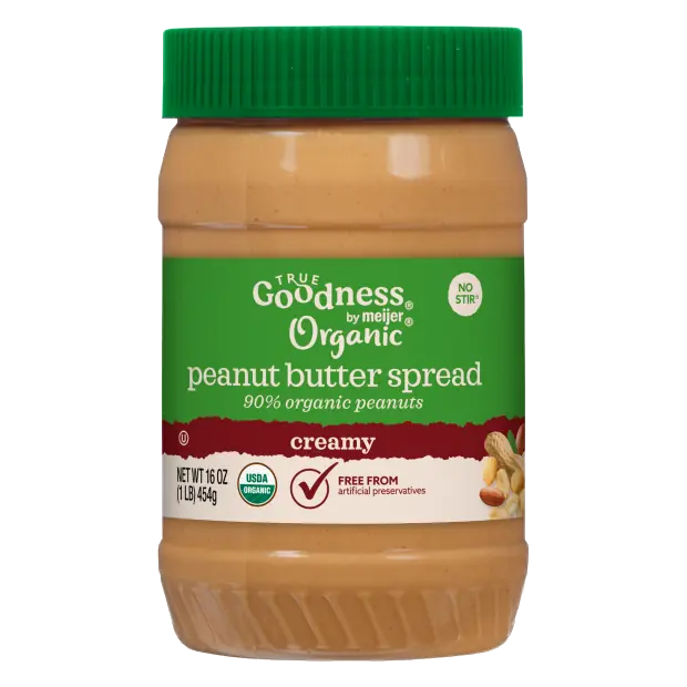Creamy Organic Peanut Butter Spread