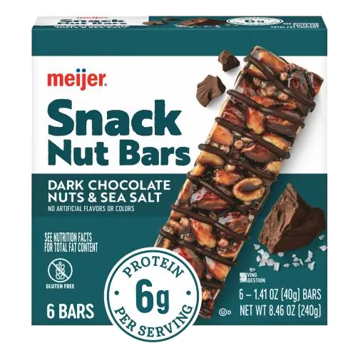 Dark Chocolate Nuts & Sea Salt Snack Nut Bars