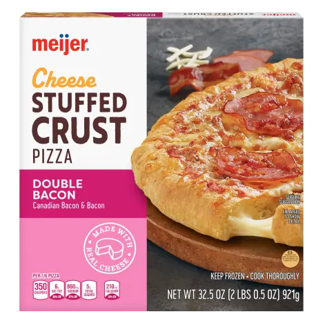 Double Bacon Cheese Stuffed Crust Pizza