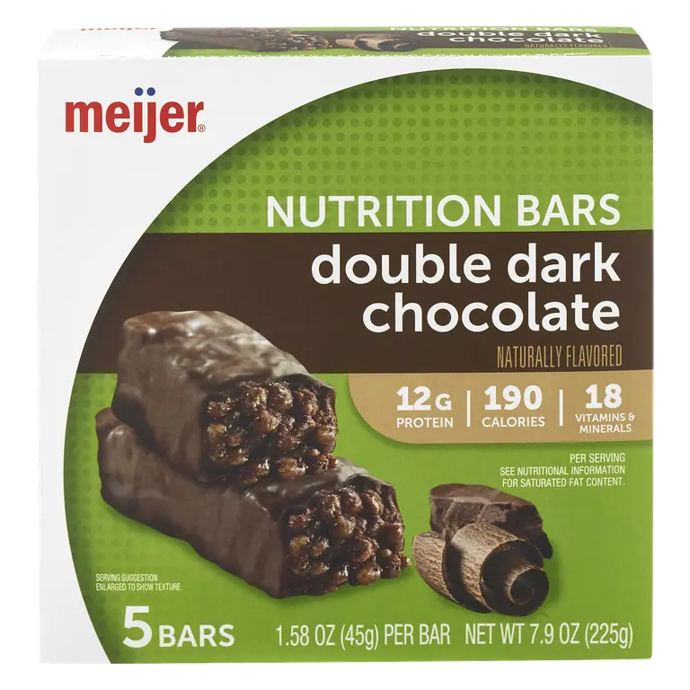 Double Dark Chocolate Nutrition Bars