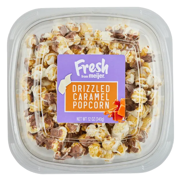 Drizzled Caramel Popcorn Snack Bowl