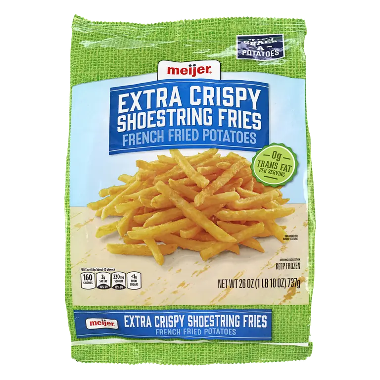 Extra Crispy Shoestring Fries French Fried Potatoes