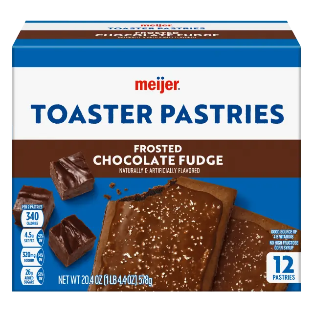 Frosted Chocolate Fudge Pastry Treats