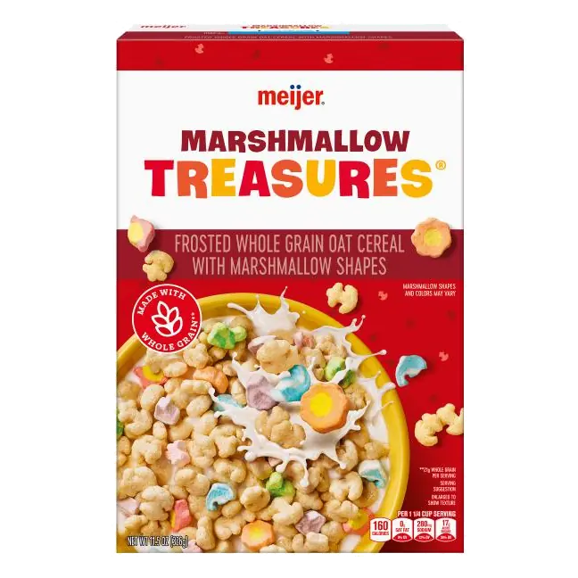 Frosted Oat Cereal with Marshmallows