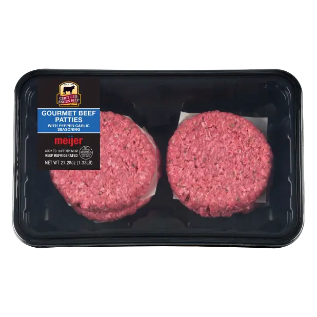 Gourmet Beef Patties with Pepper Garlic Seasoning