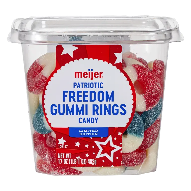 Gummi Freedom Rings Premium Candy