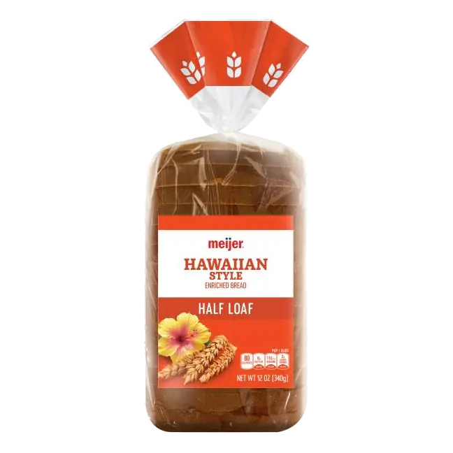 Hawaiian Style Enriched Bread 1/2 Loaf