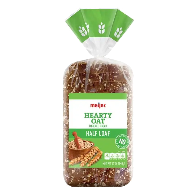 Hearty Oat Enriched Bread 1/2 Loaf