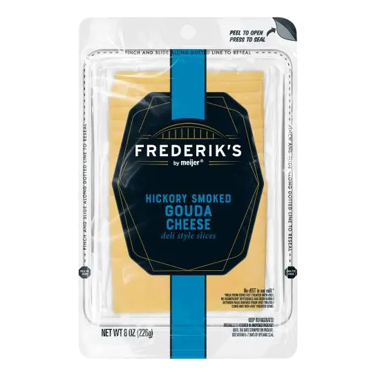 Hickory Smoked Gouda Cheese Deli Style Slices