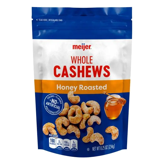 Honey Roasted Whole Cashews