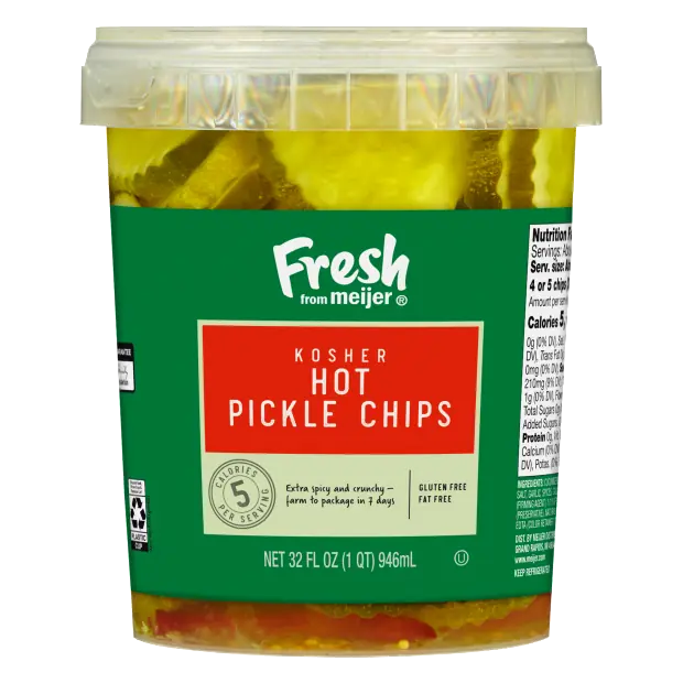 Kosher Hot Pickle Chips