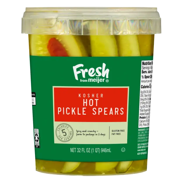 Kosher Hot Pickle Spears