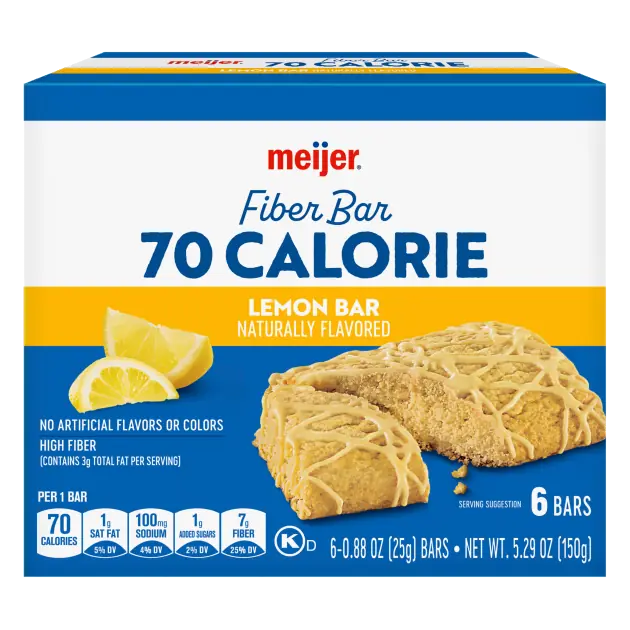 Lemon 90 Calorie Fiber Bars
