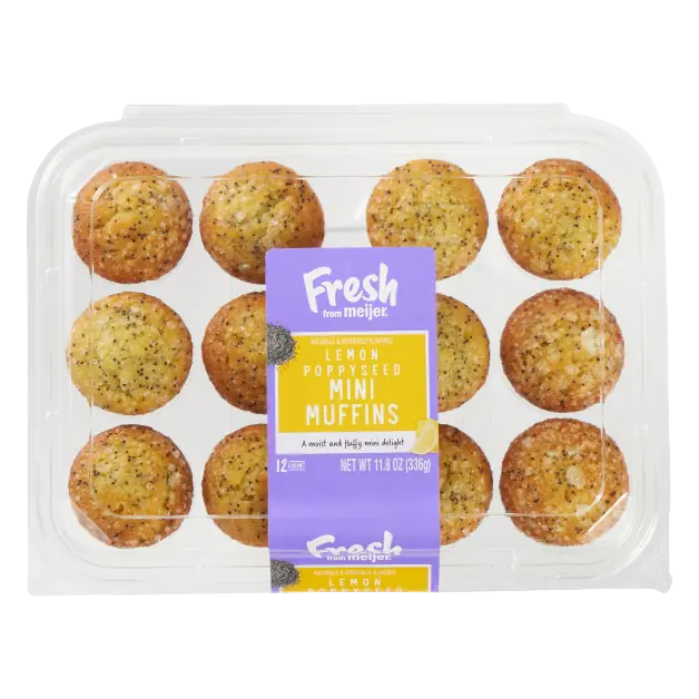 Lemon Poppyseed Mini Muffins