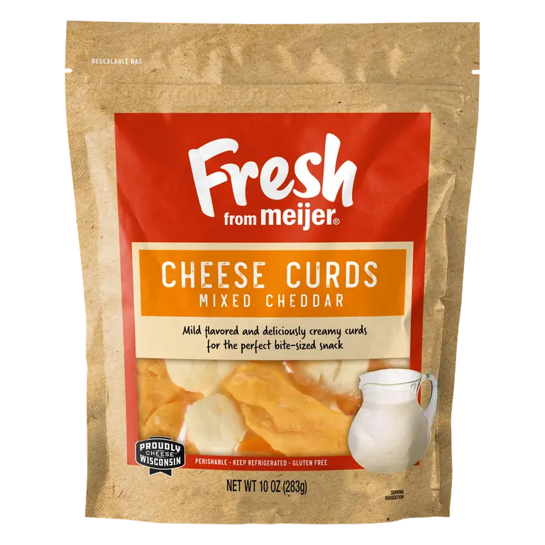 Mixed Cheddar Cheese Curds