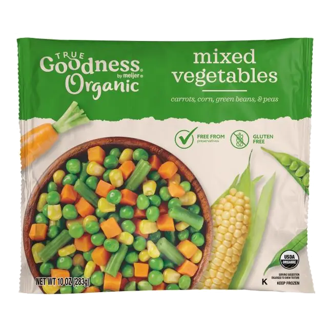 Mixed Vegetables Organic Carrots