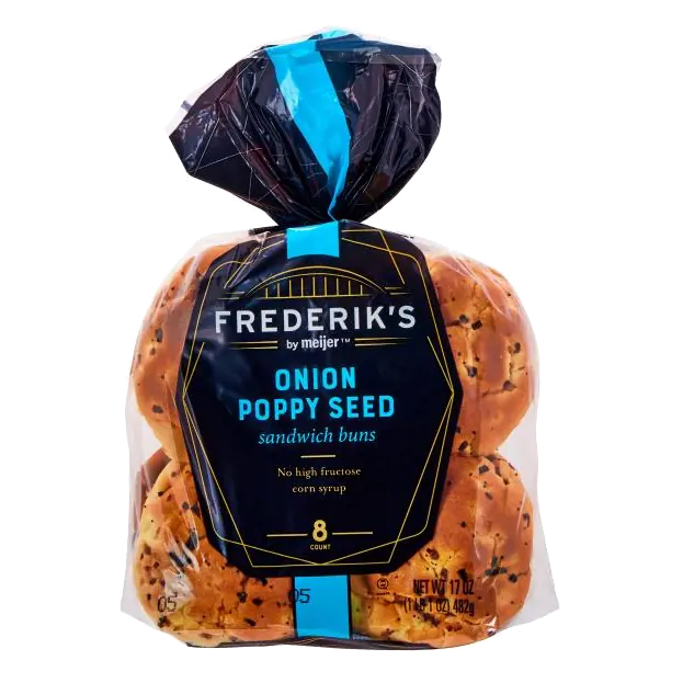 Onion Poppy Seed Sandwich Buns