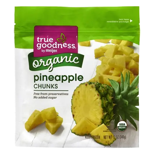 Organic Pineapple Chunks