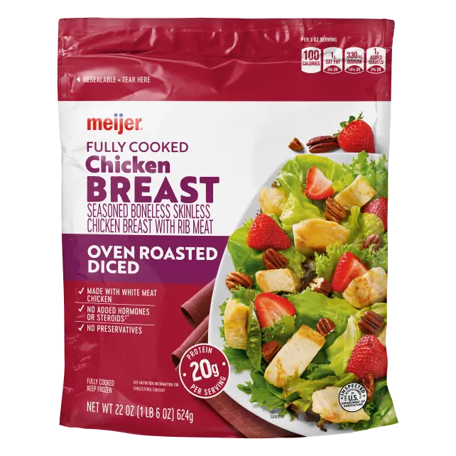 Oven Roasted Diced Chicken Breast