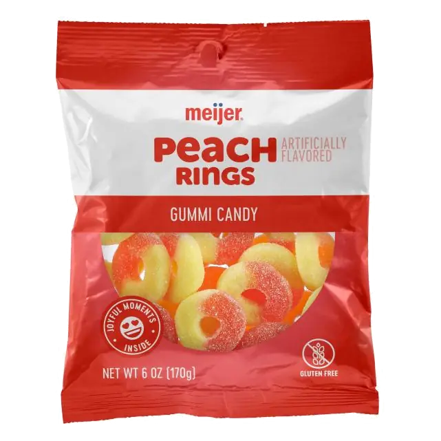 Peach Rings Gummi Candy