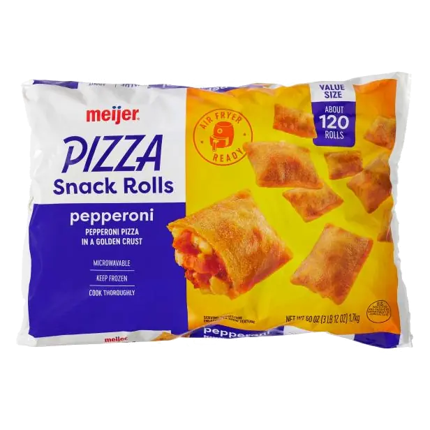 Pepperoni Pizza in a Golden Crust Pizza Snack Rolls