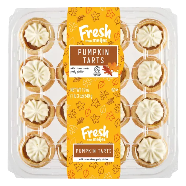 Pumpkin Tarts with Cream Cheese Party Platter