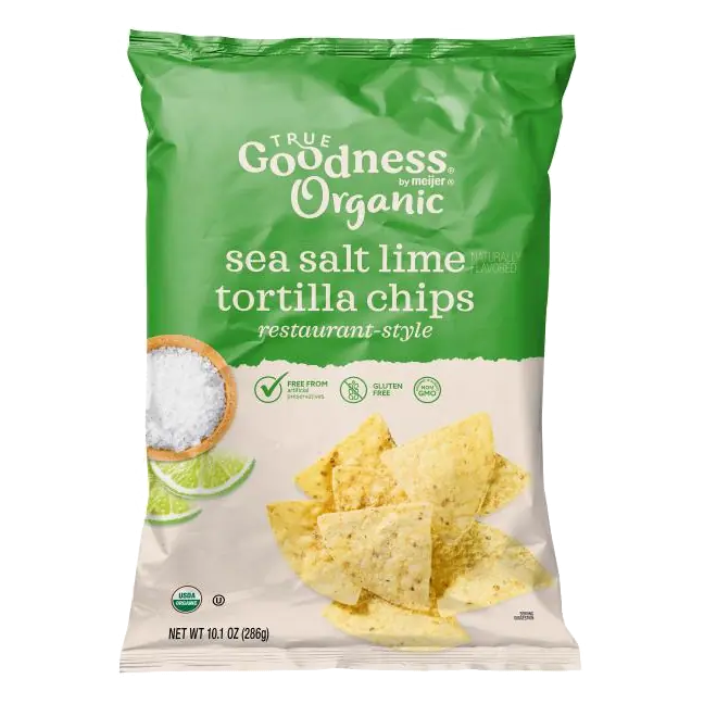 Salt & Lime Organic Restaurant Style Tortilla Chips