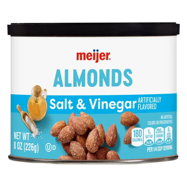 Salt & Vinegar Roasted Whole Almonds