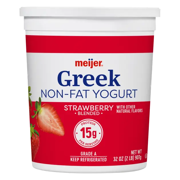 Strawberry Blended Greek Nonfat Yogurt