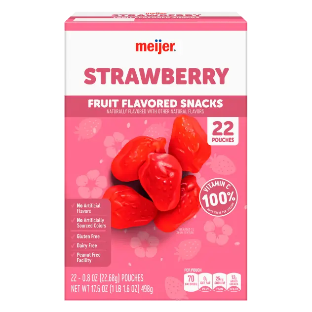 Strawberry Fruit Flavored Snacks