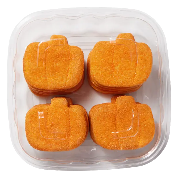 Sugared Pumpkin Cut Out Cookies