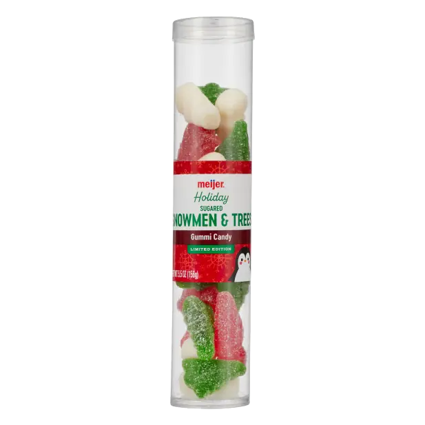 Sugared Snowmen & Trees Holiday Gummi Candy