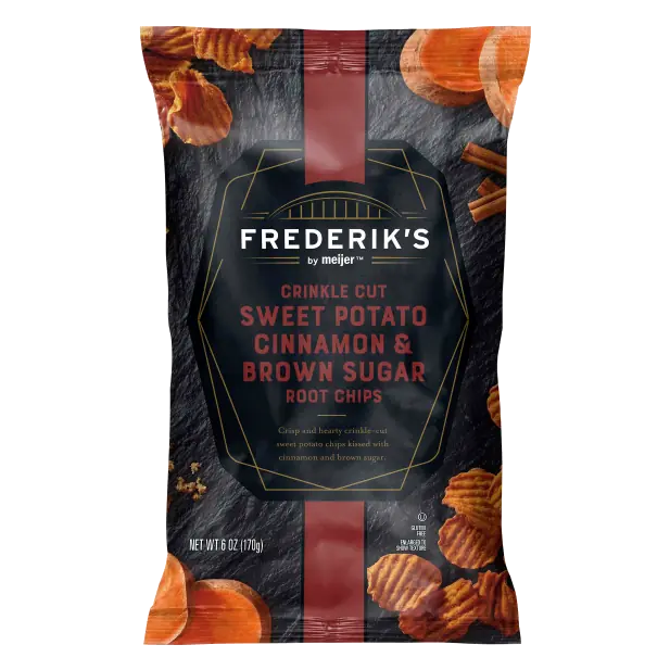 Sweet Potato Cinnamon & Brown Sugar Crinkle Cut Root Chips