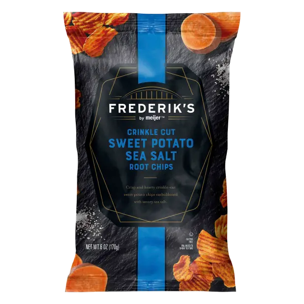 Sweet Potato Sea Salt Crinkle Cut Root Chips