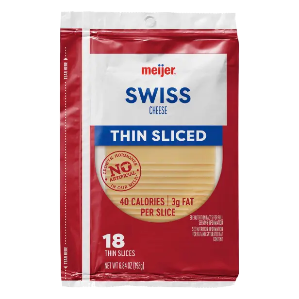 Swiss Thin Sliced Cheese