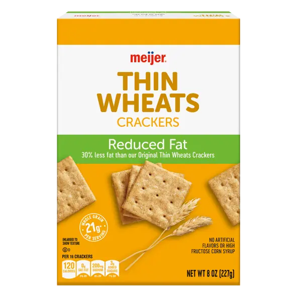 Thin Wheats Reduced Fat Crackers