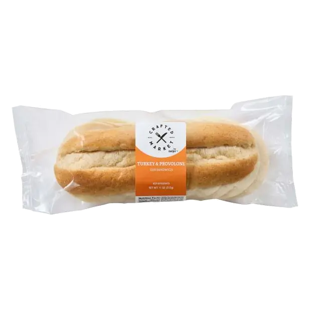 Turkey and Cheese Sub On Wheat Bun