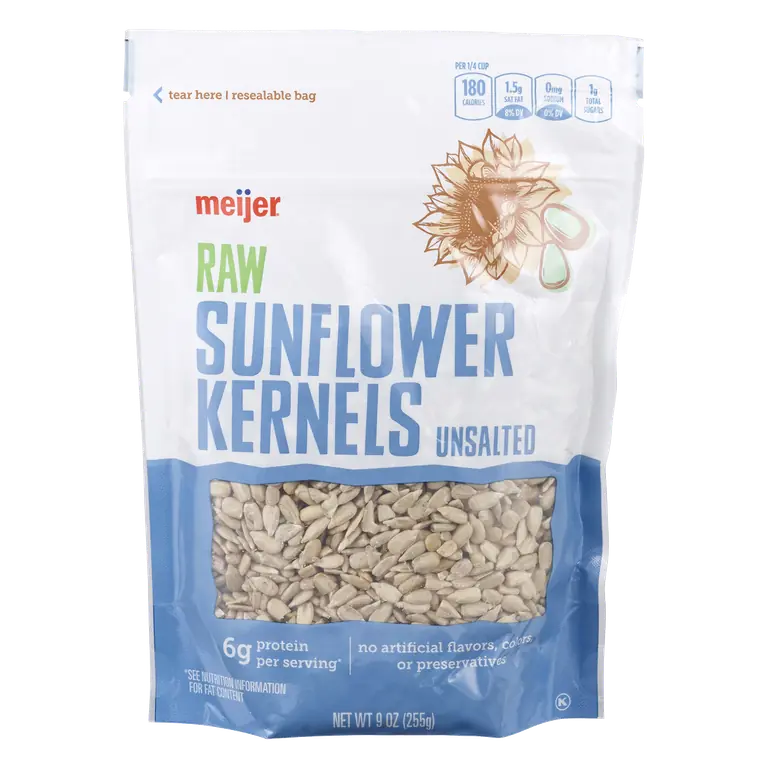 Unsalted Raw Sunflower Kernels
