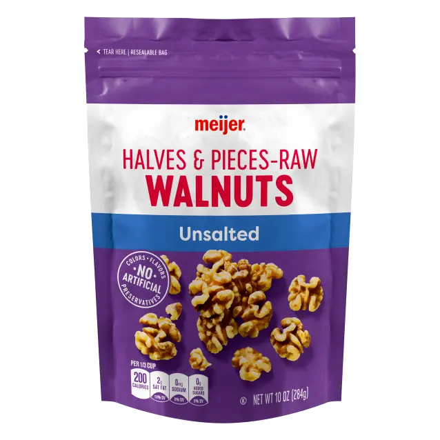 Unsalted Raw Walnuts Halves & Pieces