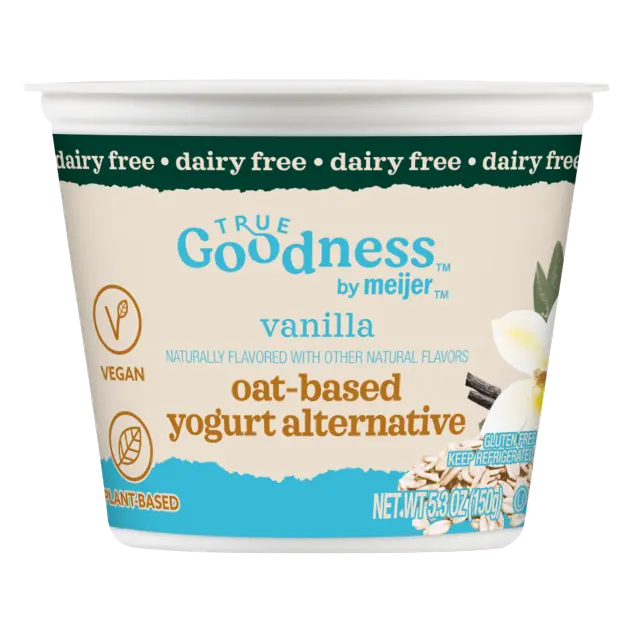 Vanilla Oat-Based Yogurt Alternative