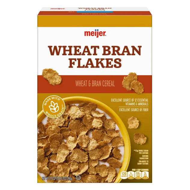 Wheat Bran Flakes Fiber Complete Cereal