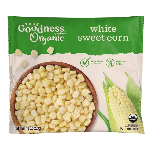 White Sweet Organic Corn