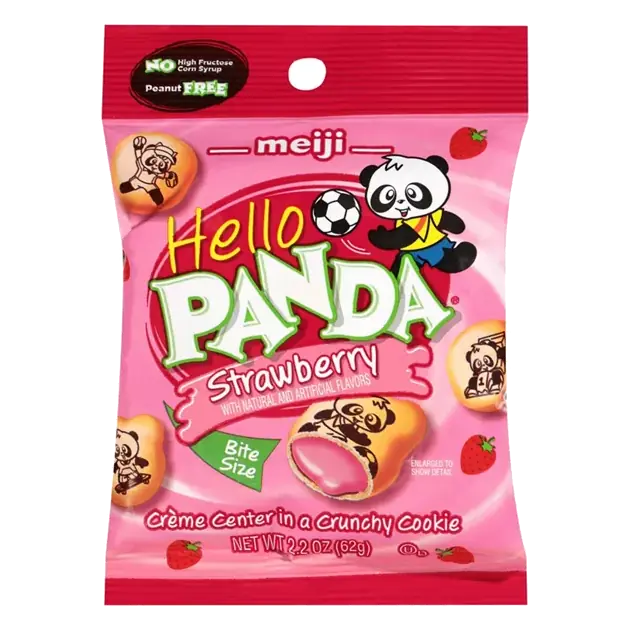 Hello Panda Strawberry Crème-Filled Cookies