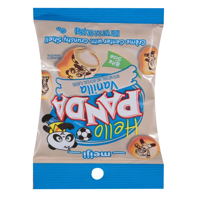 Meiji Hello Panda Vanilla Creme Center, Bite Size