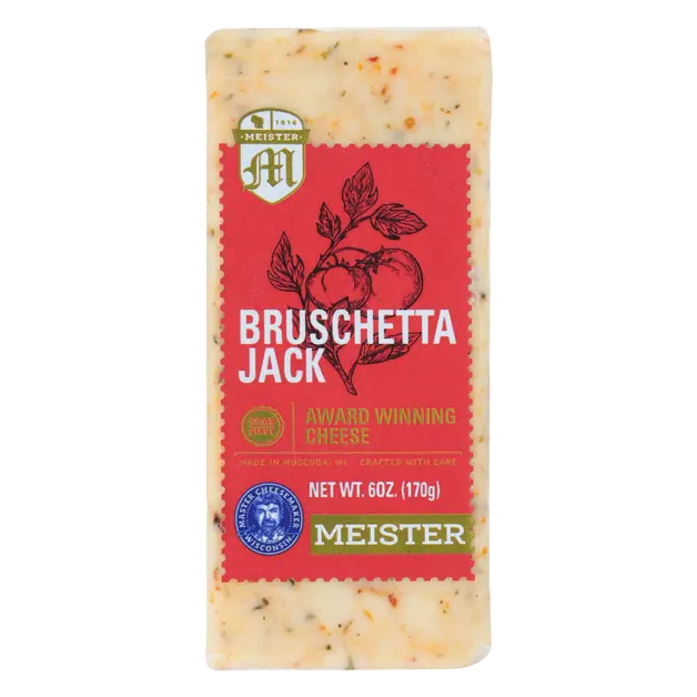 Bruschetta Jack Cheese Wedge