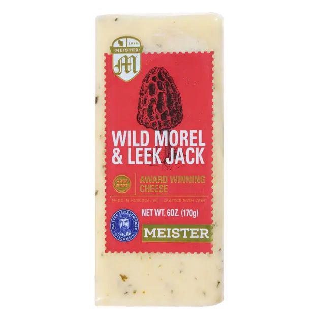 Wild Morel & Leek Jack Cheese Wedge