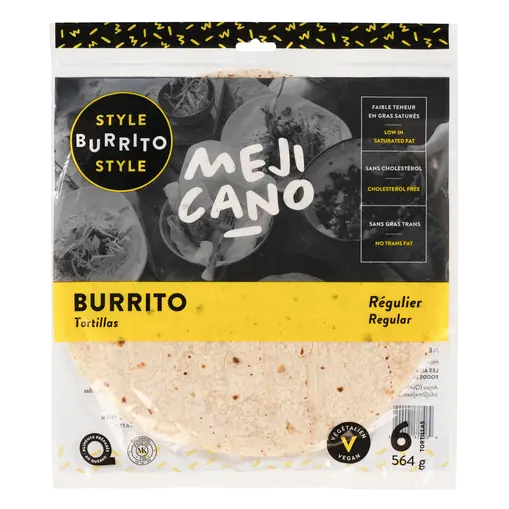 12 Inch Tortilla Burrito Regular 564 g