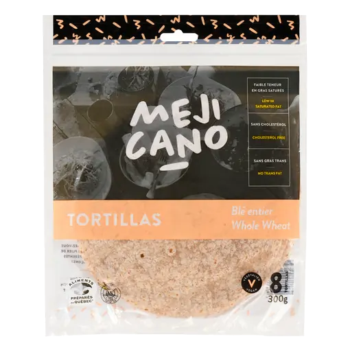 Tortillas Whole Wheat 300 g